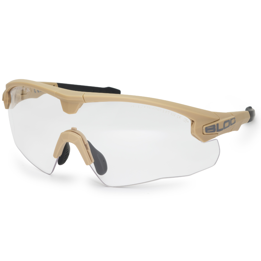 LYNX BALLISTIC ANTI-FOG GLASSES TAN CLEAR