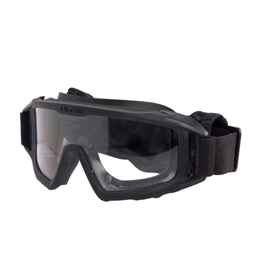 Bloc Hawkfire goggle with clear ballistic anti-fog lens