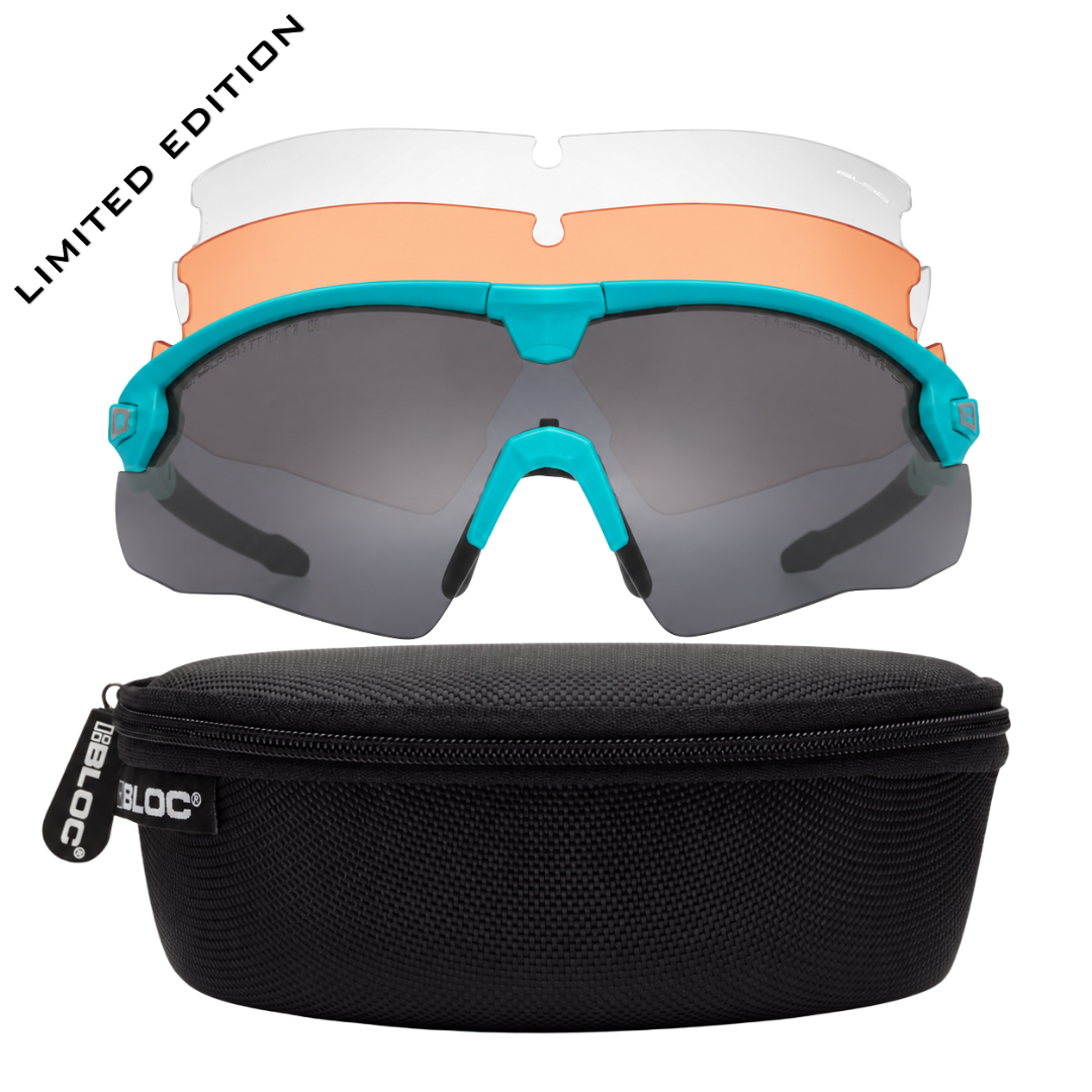 LYNX SUNGLASSES TEAL 3 LENS
