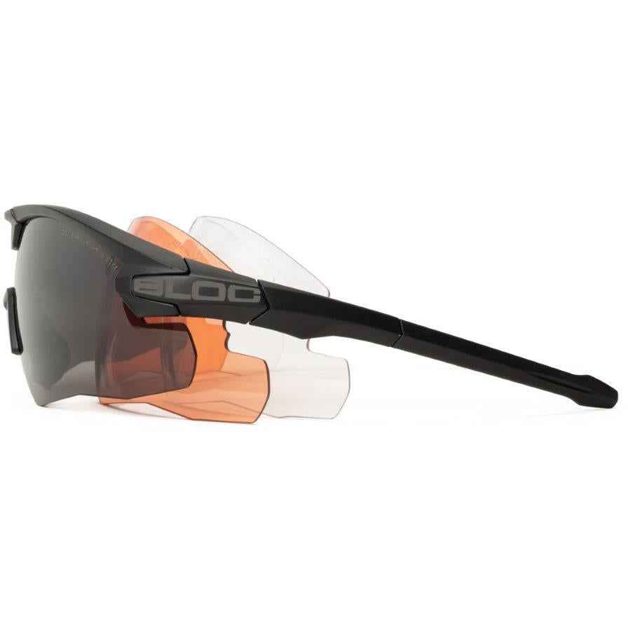 Bloc Lynx ballistic glasses with three anti-fog interchangeable lenses