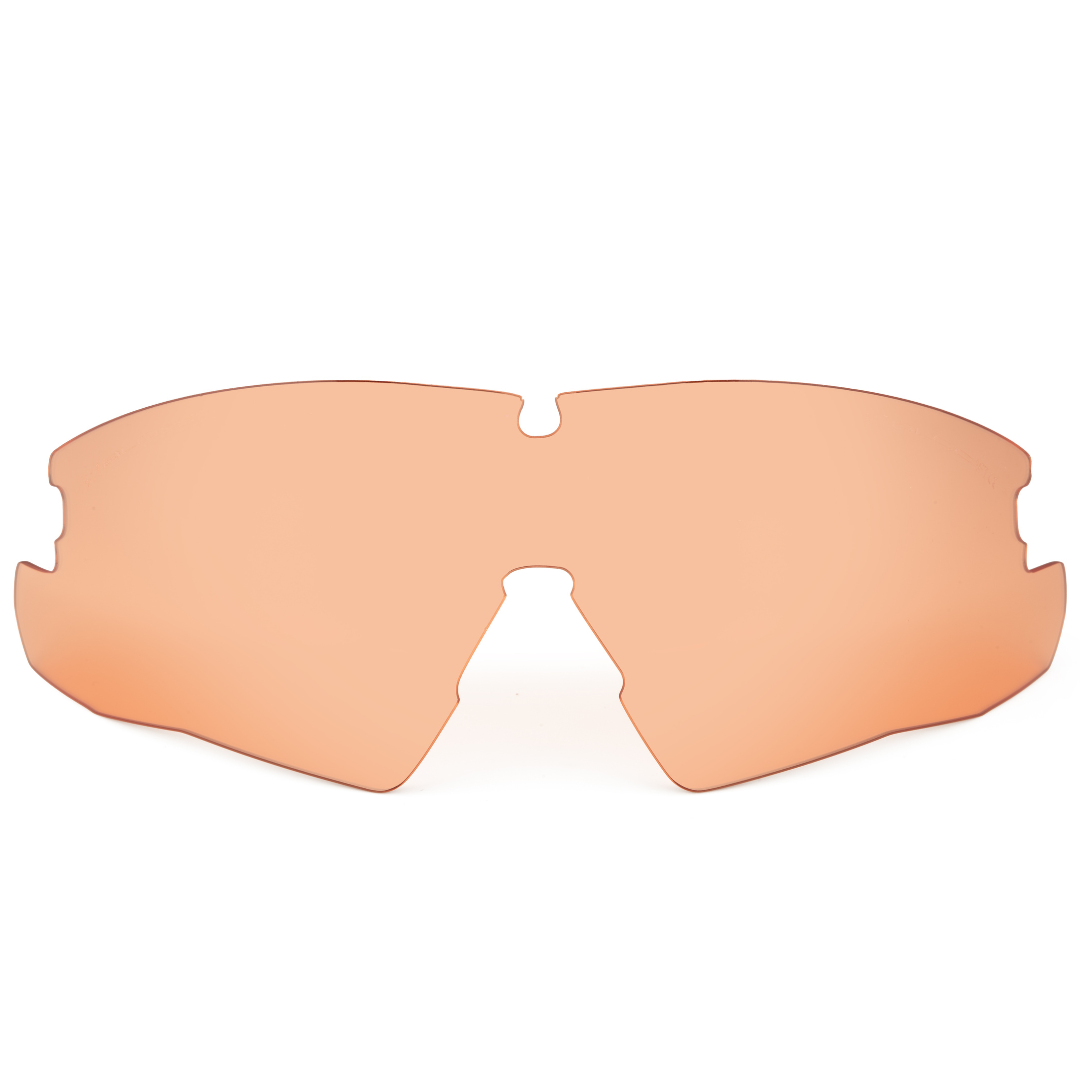 Bloc Lynx orange ballistic replacement lens with anti-fog coating.