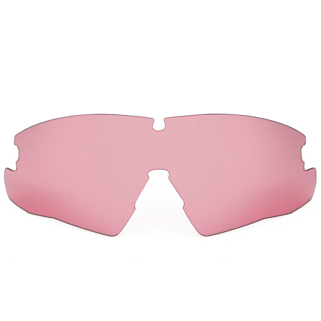 loc Lynx pink ballistic replacement lens with anti-fog coating.