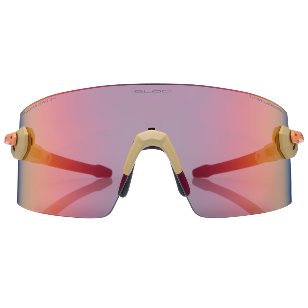 Falcon ballistic glasses with anti-fog d red mirror lenses, EN166, ANSI Z87 and STANAG 2920 certified