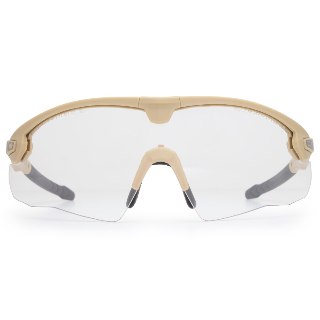 LYNX BALLISTIC ANTI-FOG GLASSES TAN CLEAR