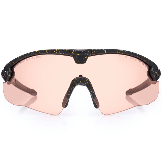 Lynx ballistic glasses Galactic Gold with anti-fog orange lens, EN166, ANSI Z87 and STANAG 2920 certified 