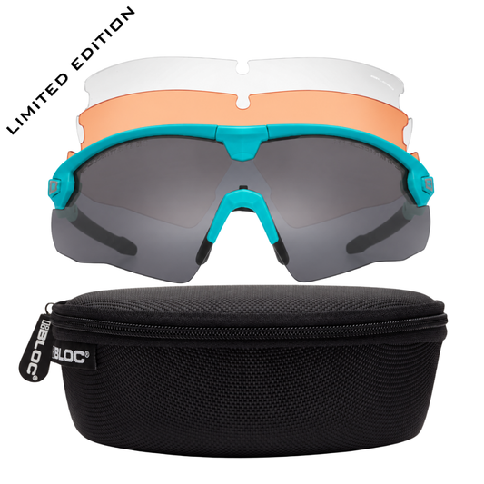 LYNX SUNGLASSES TEAL 3 LENS