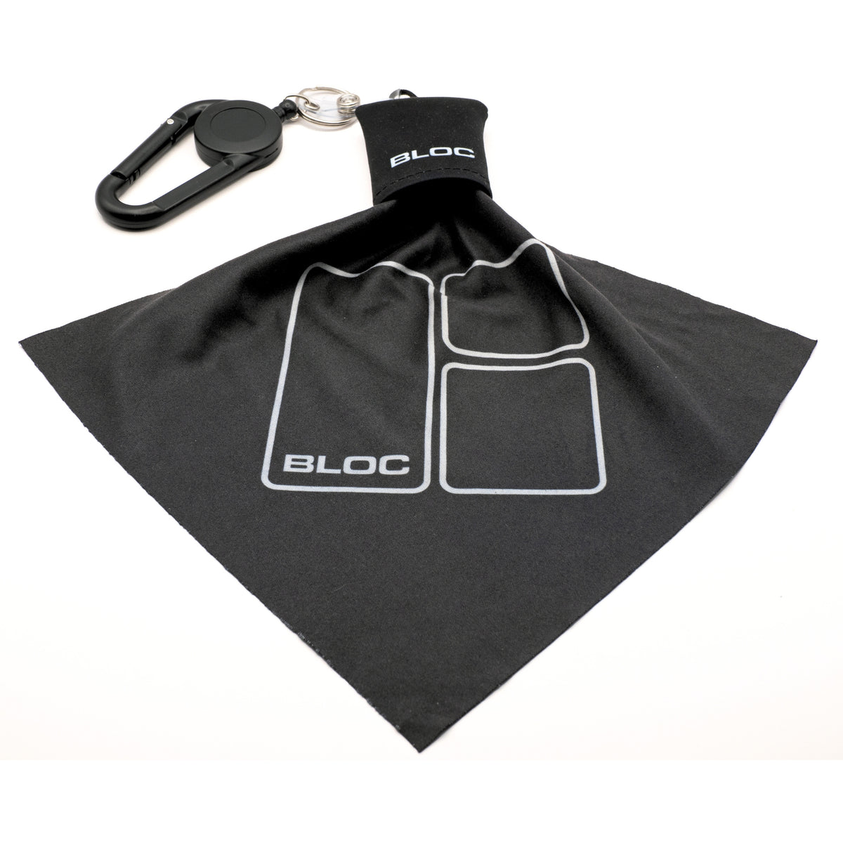 CLEANING CLOTH WITH CARABINER