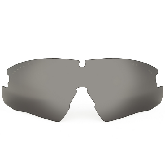 Bloc Lynx smoke ballistic replacement lens with anti-fog coating.